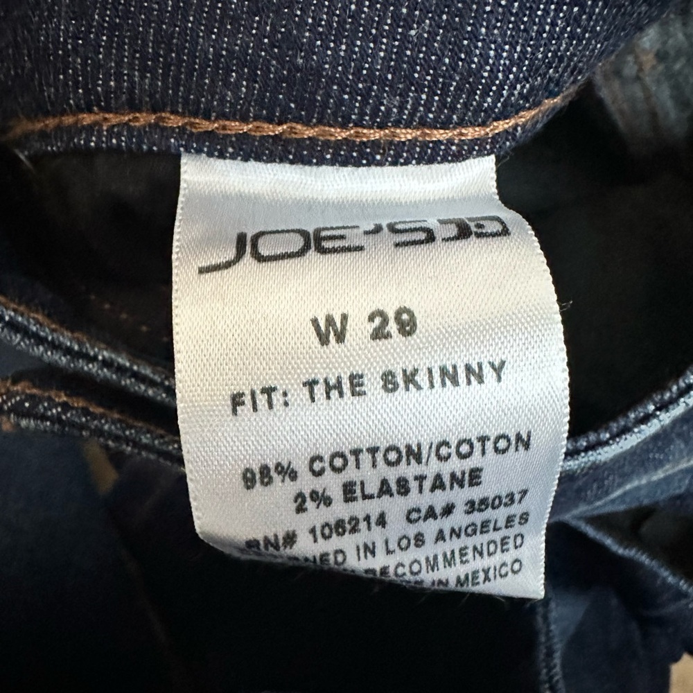 Joe's Jeans Dark Blue the skinny Women's Jeans - Picture 7 of 7
